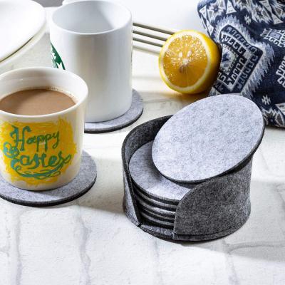 Felt cup mat